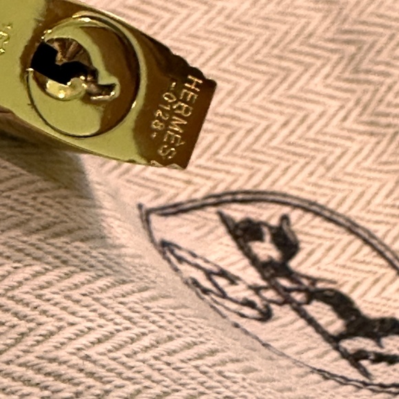 Hermes Kelly epsom salt 28 Gold - Picture 6 of 13